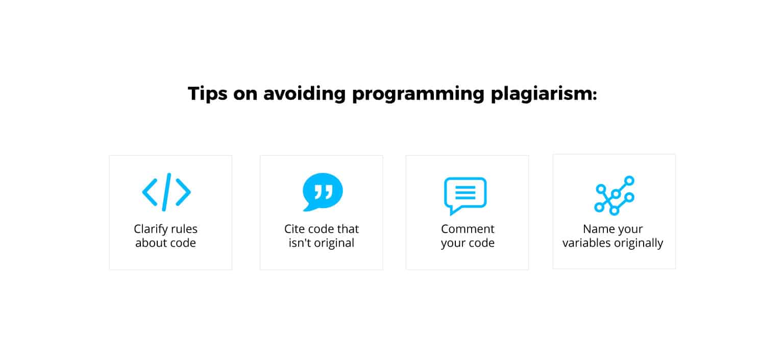 Tips to avoid plagiarism in programming